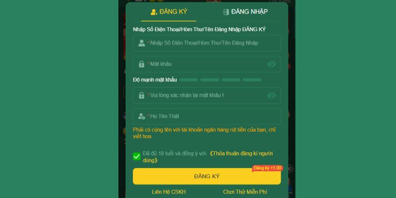 Hướng dẫn các bước đăng ký EV88Hướng dẫn các bước đăng ký EV88
